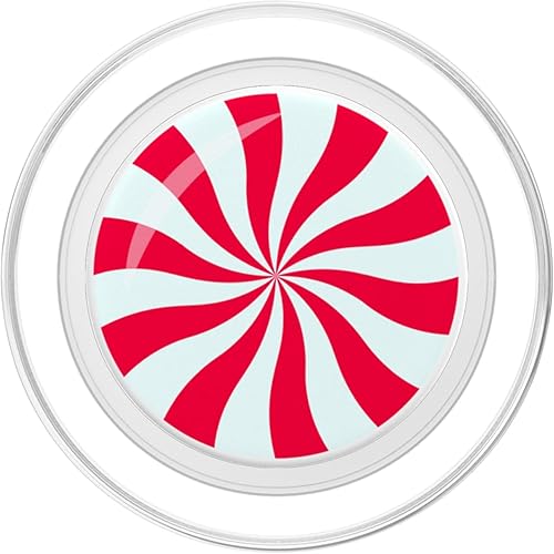 Miniatura 8 de PopSockets PopGrip estándar de caramelo de menta para Navidad