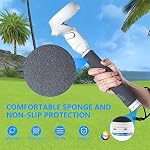 HiBloks Poignées d'extension de contrôleurs pour Meta/Oculus Quest 2 Accessoires, Support d'extension de poignée de long bâton, améliorer l'expérience pour jouer aux jeux de sabre de battement, VR Golf Club et autres jeux similaires