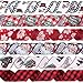 Vloso Christmas Ribbon Wired 2.5 Inch,6 Roll 30 Yards Christmas Wired Ribbon,Incl. Santa/Snowman/Snowflake/Buffalo Plaid Ribbon for Wreaths Bows Holiday Xmas Decor DIY Crafts