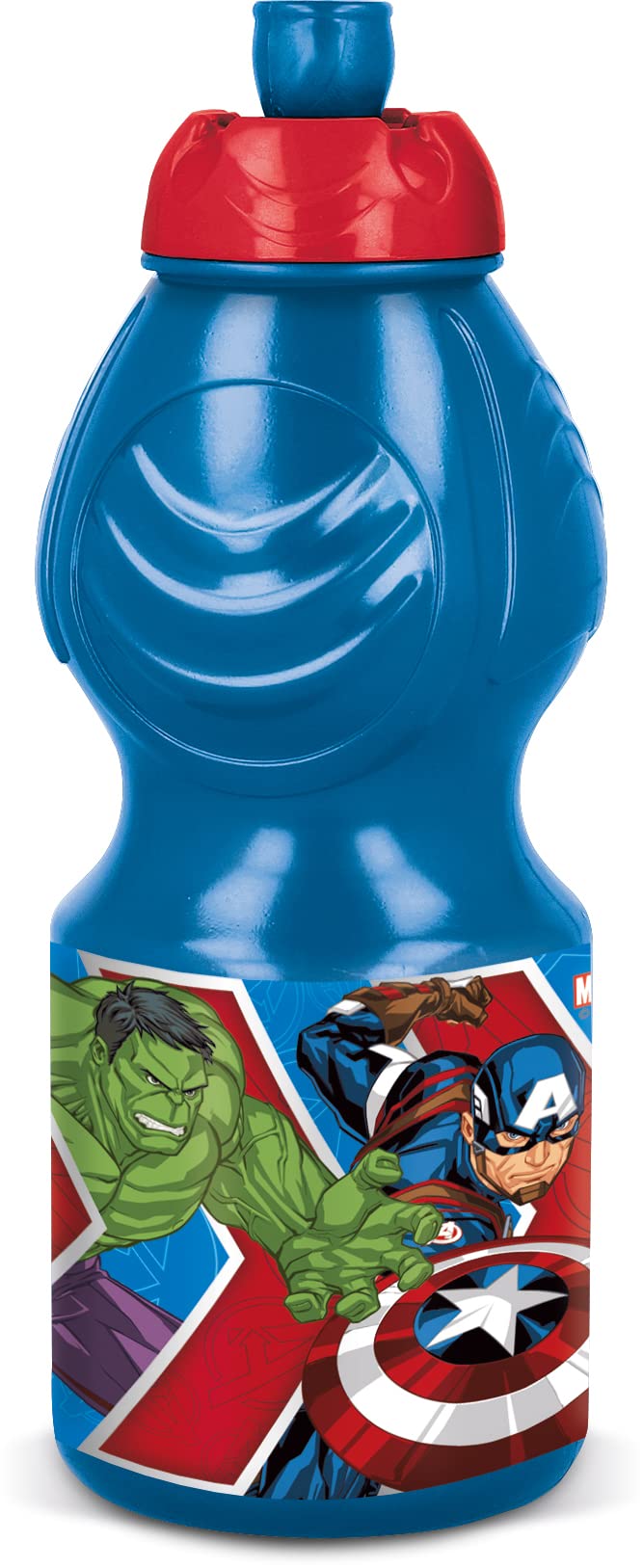 Botella Agua Deportiva Super Mario - 400 Ml - Plástico Libre BPA - Ideal Niños Y Deporte