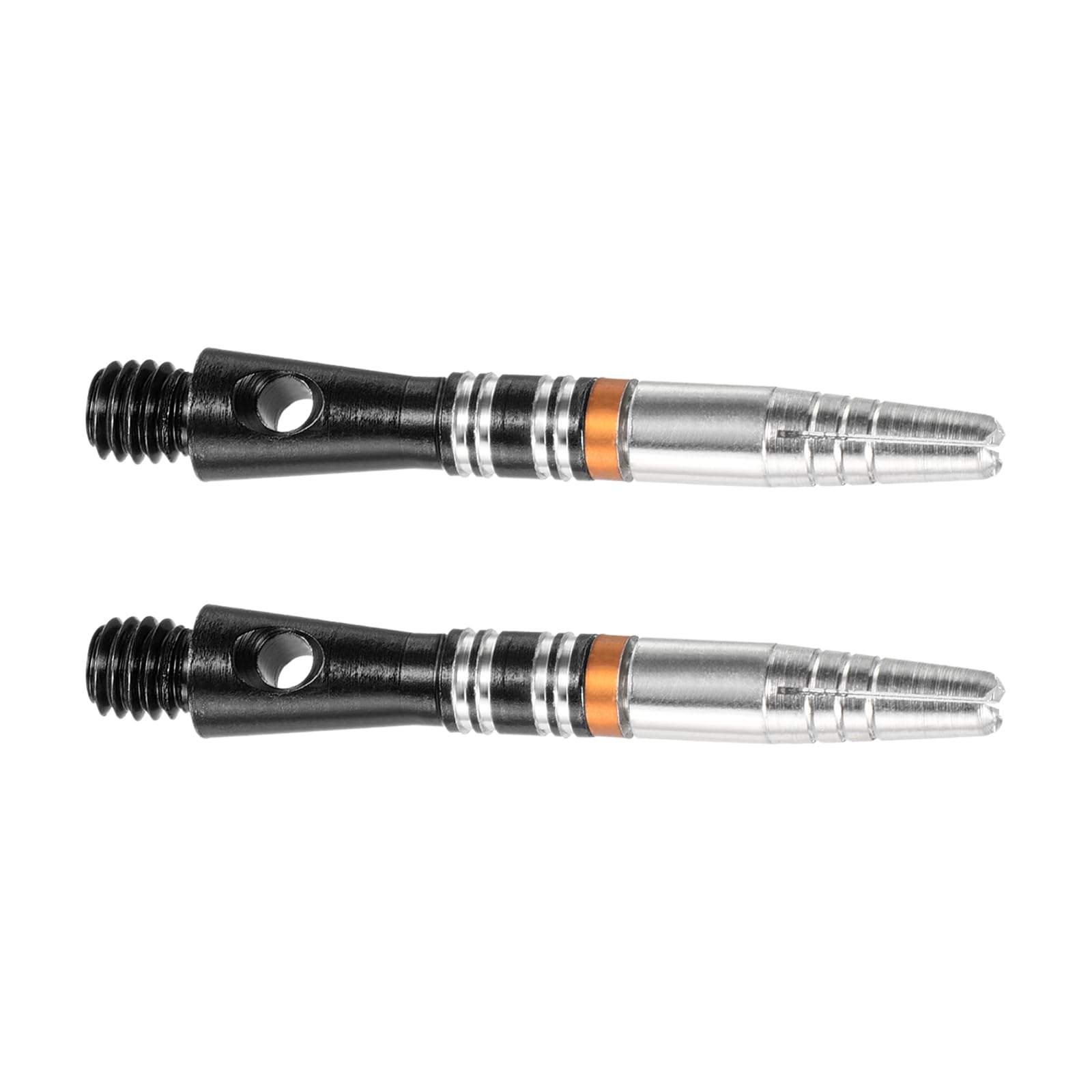 M METERXITY 2 Pack Darts Shafts - Aluminum Darts Stems Medium 2BA Thread, Apply to Darts Games/Darts Sports/Entertainmence/Party (40mm, Black)