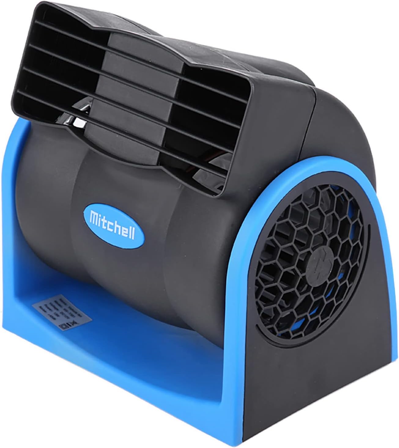 Car Air Fan, Auto Car Vehicle 12V Electric Fan Mini Adjustable Speed Silent Air Fan