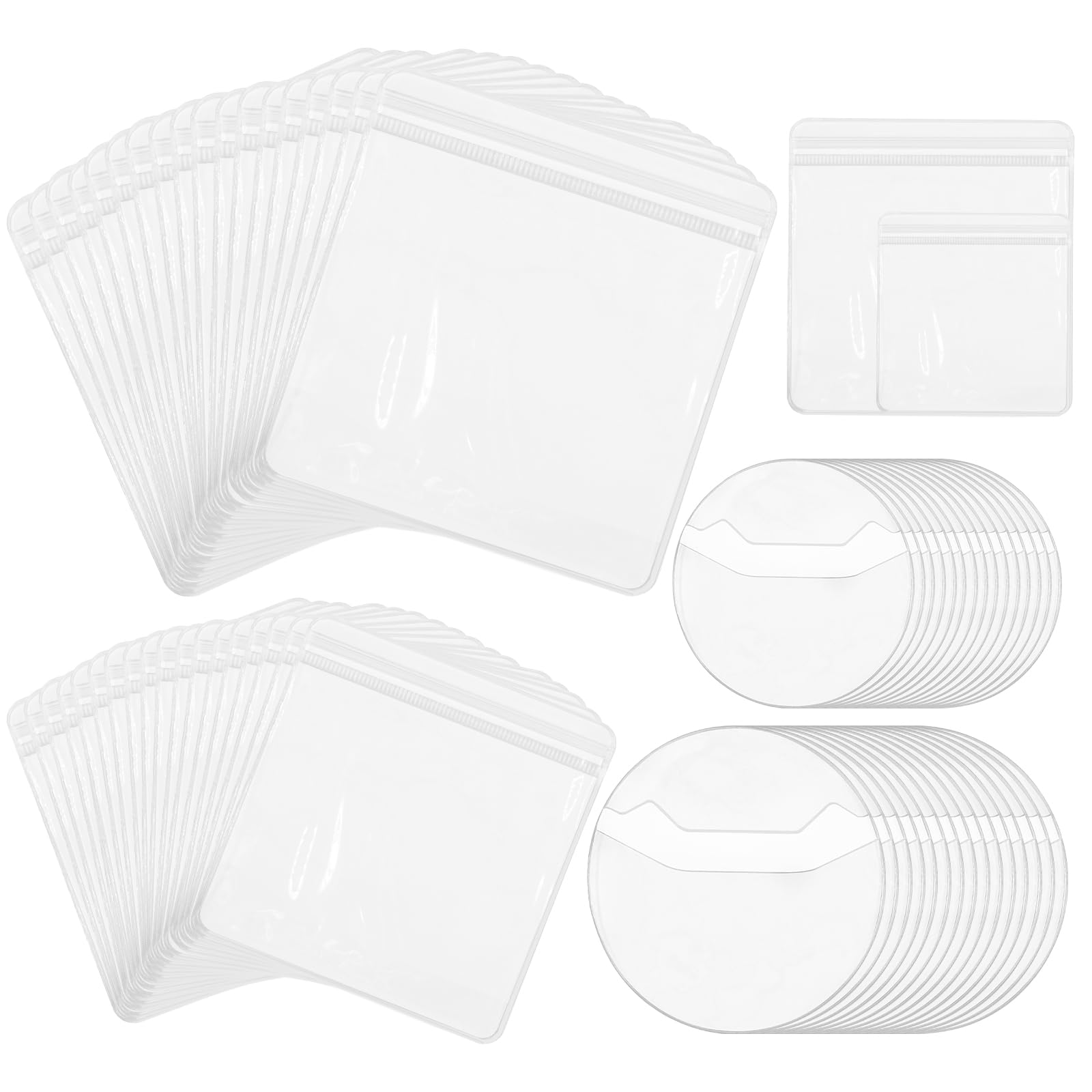 Autoadesivo Chiudibile Imballaggio Film Cellophane Polipropilene Chiusura Adesiva Sacchetto Cellophane Autoadesivo Trasparente Cellophane Borse (4 misure)