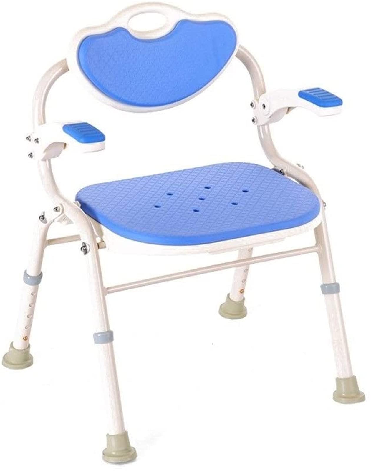 Sedile da Doccia Sgabello da Doccia Sedia da Doccia in Alluminio Sgabello da Doccia Antiscivolo Sgabello da Bagno Pieghevole per Anziani