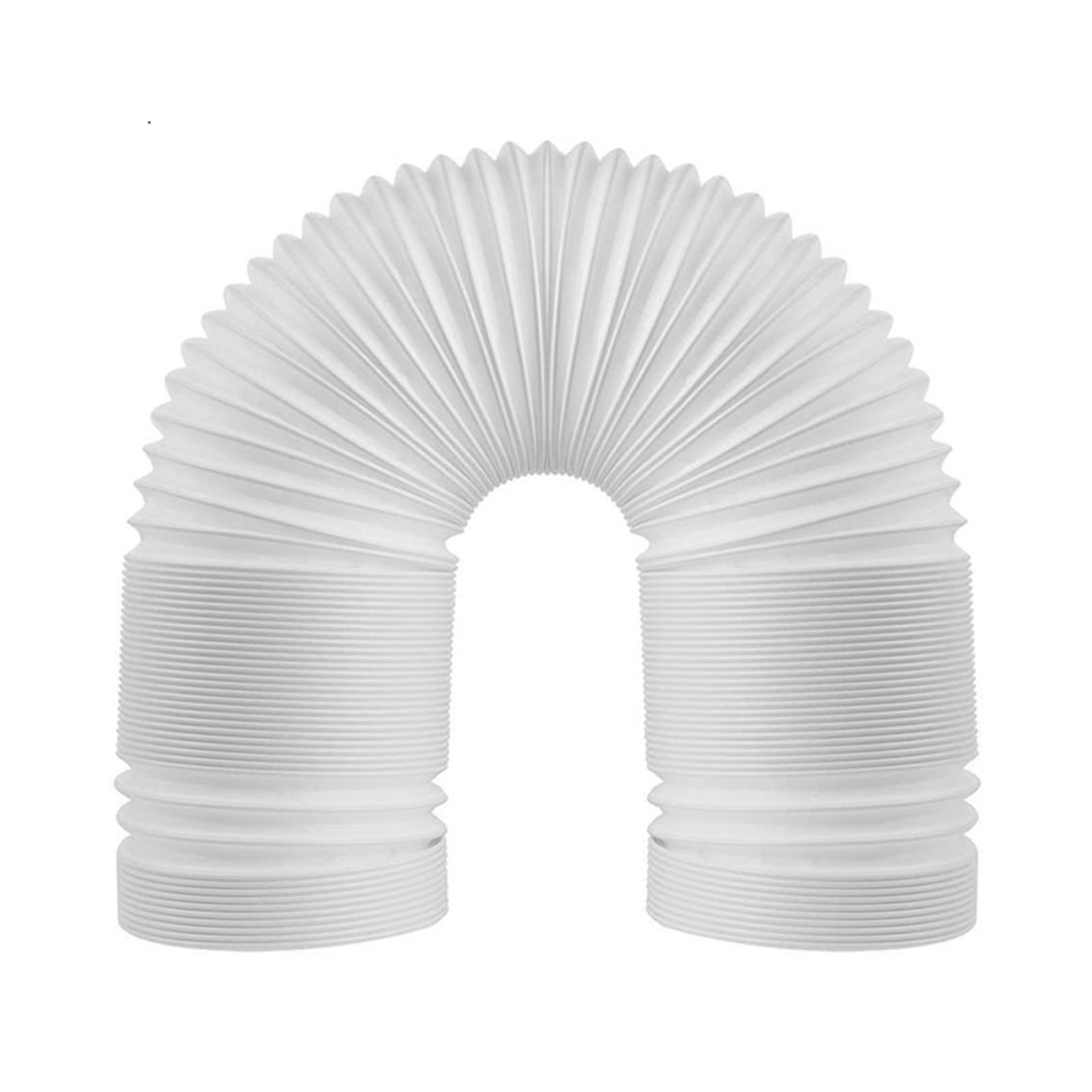 Gihtyhgld 150Mmx1.5m Universal Duct Extension Pipe Telescopic Flexible Air Conditioner Exhaust Hose Accessories Vent Tube For Mobile Air Conditioning(150Mmx1.5m)