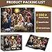 500 Piece Puzzle for Adults,Holiday Christ is Born Puzzles for Adults Elderly,Recycled Cardboard Nativity Puzzles 500 Piece,Challenging Family Game Great Gift for Family Friends,20.5 x 15 in