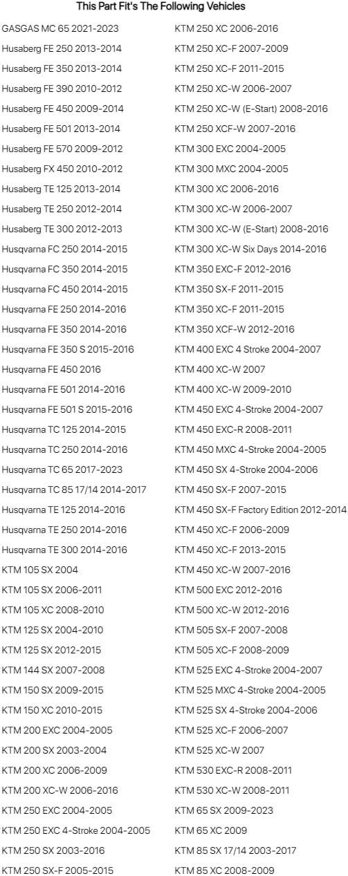 TUSK Rear Brake Pedal Rebuild Kit for KTM 300 XC-W Six Days 2014-2016