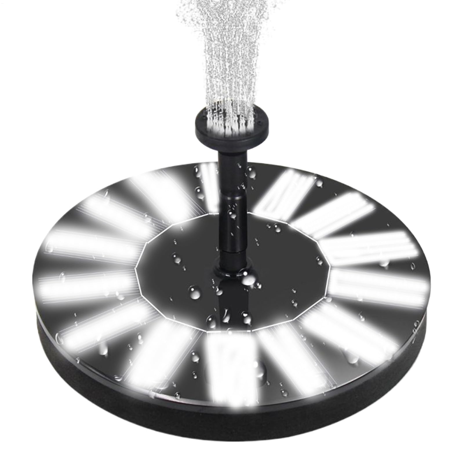Fontaine solaire à eau pour éviter l'eau stagnante du jardin