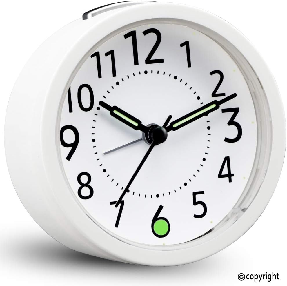 piccolo orologio a batteria per camera da letto