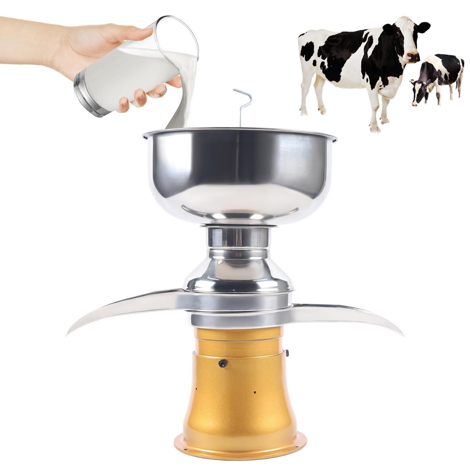 Centrífuga eléctrica de leche 50 L/h para crema y leche desnatada