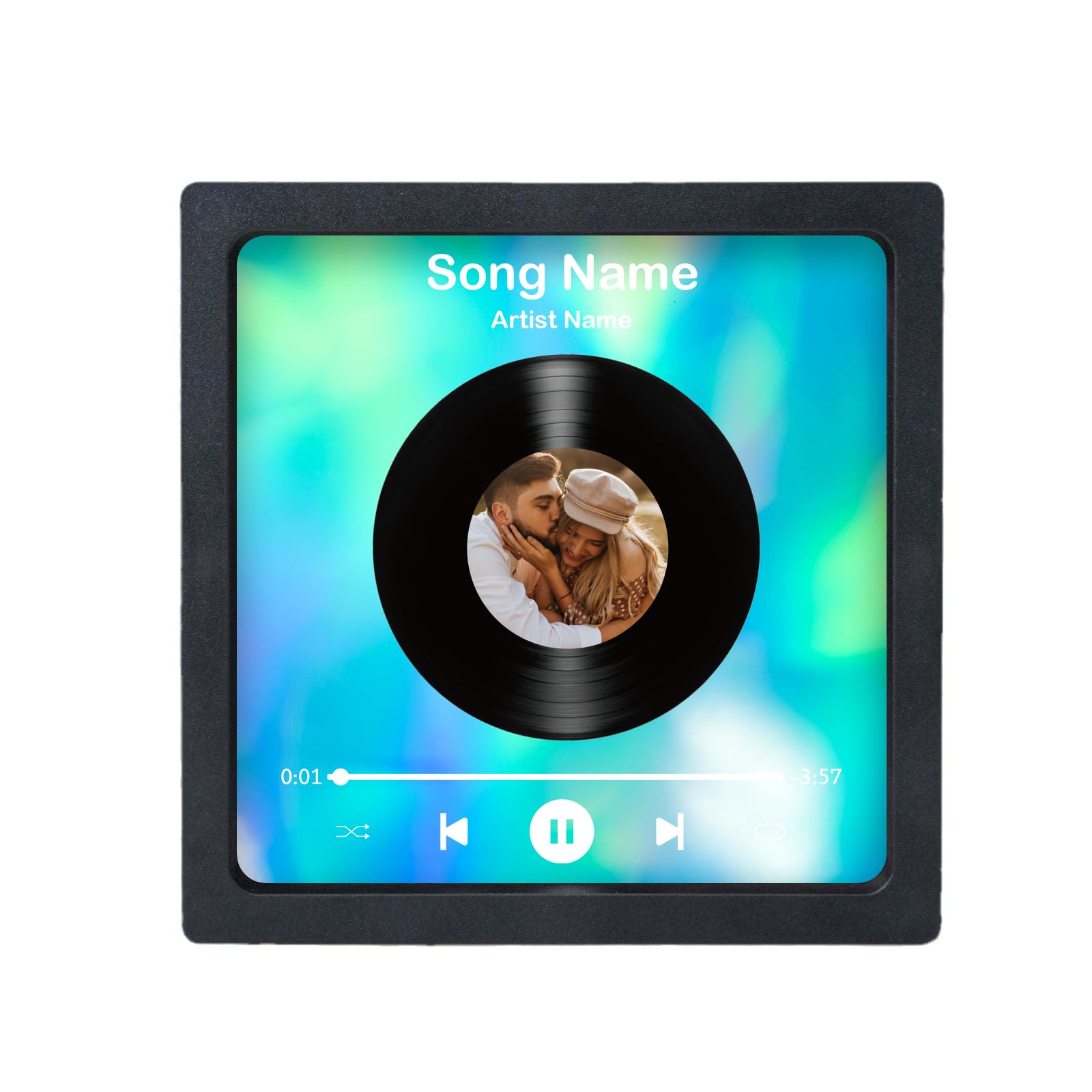 Framed Personalized Family Photo Music Speaker Fridge