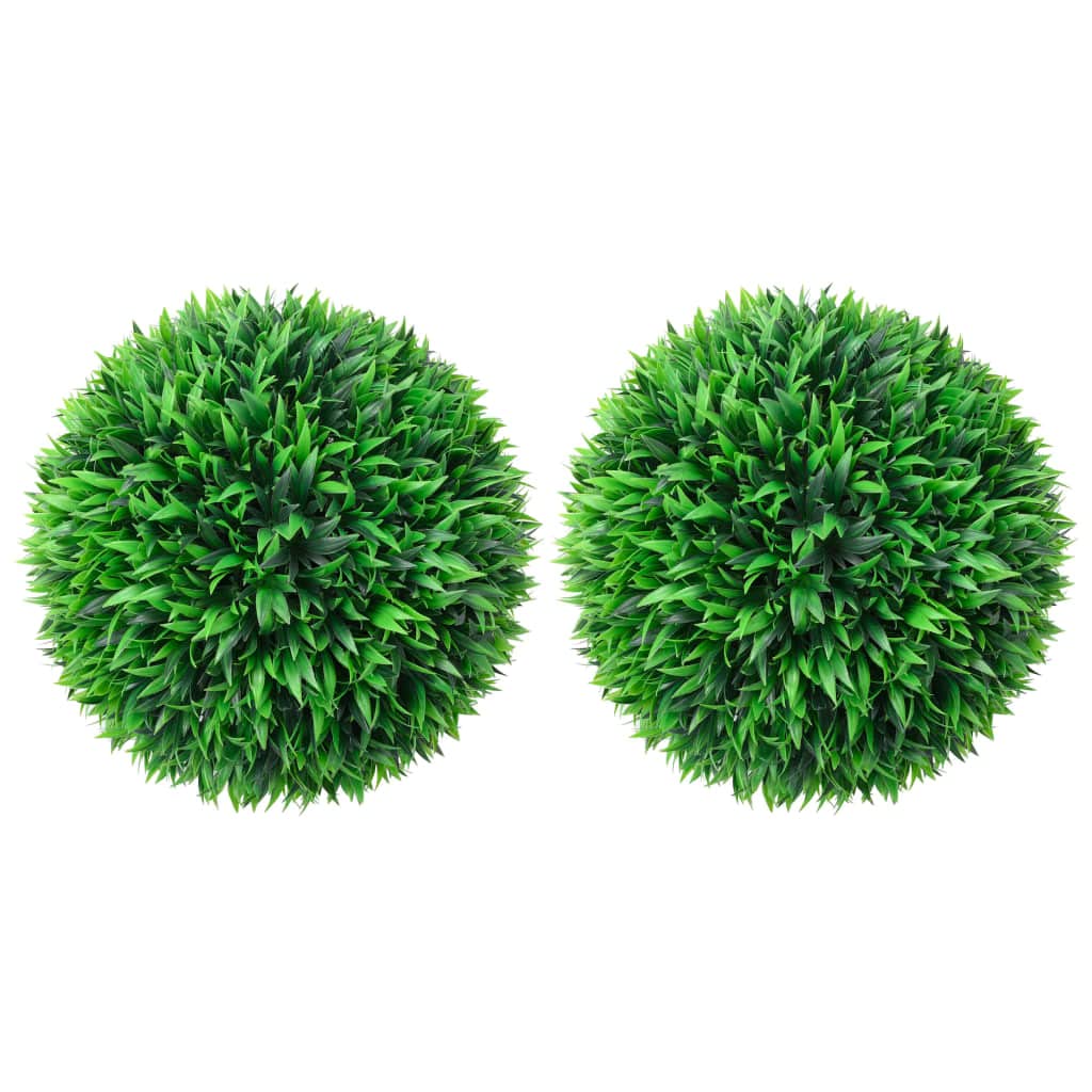 Boules de buis artificielles 38 cm fausse plante decoration jardin exterieur