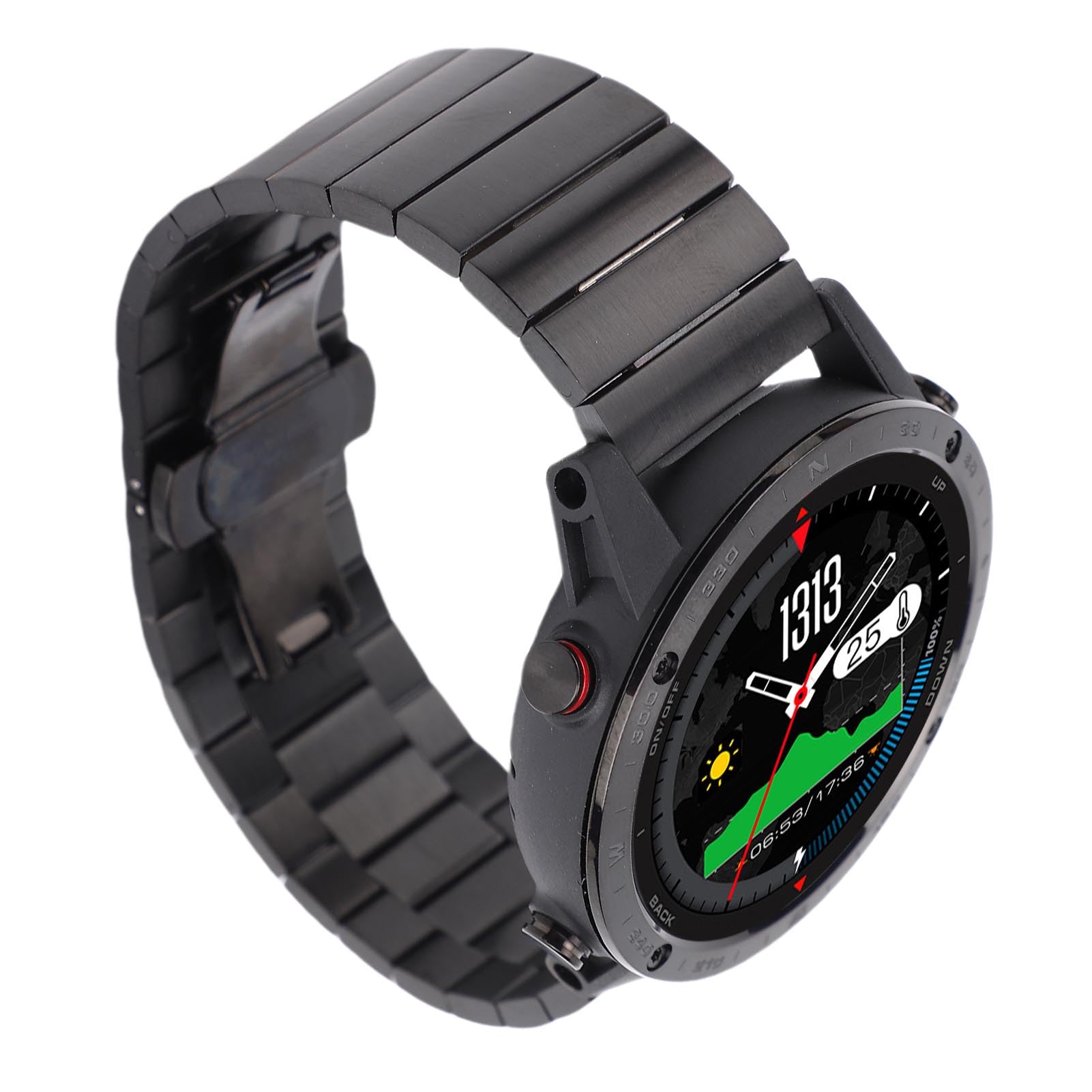 Keenso 50 M Smart Watch, Sports Smartwatch, z Czujnikiem Głębokości, Barometr, dla Fitness, Nurkowanie, Bieganie, Przypomnienie Wiadomości i Sport