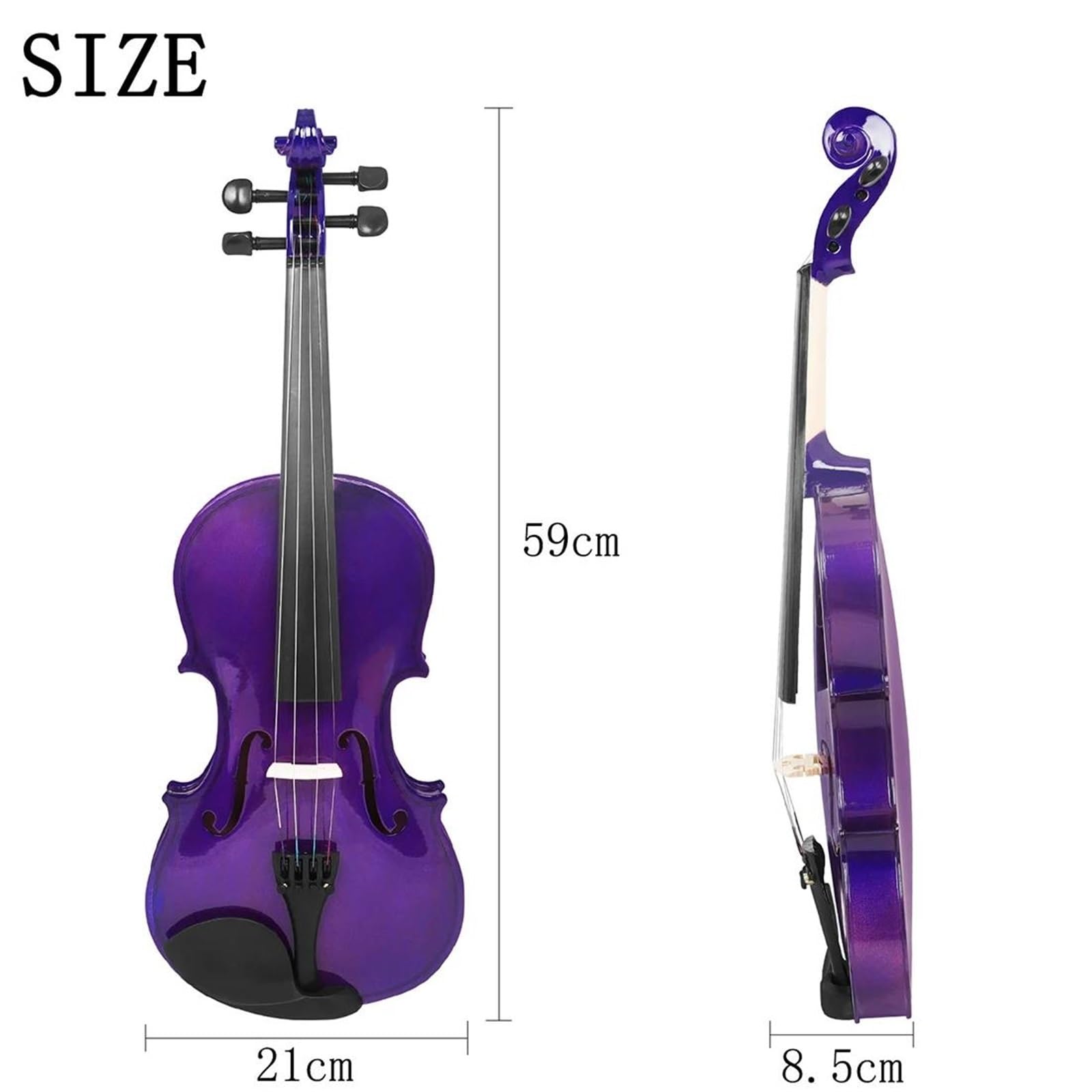 Violino Viola 4/4 Con Parti Pratiche Esame Di Livello Professionale Per Principianti Di (Violin)