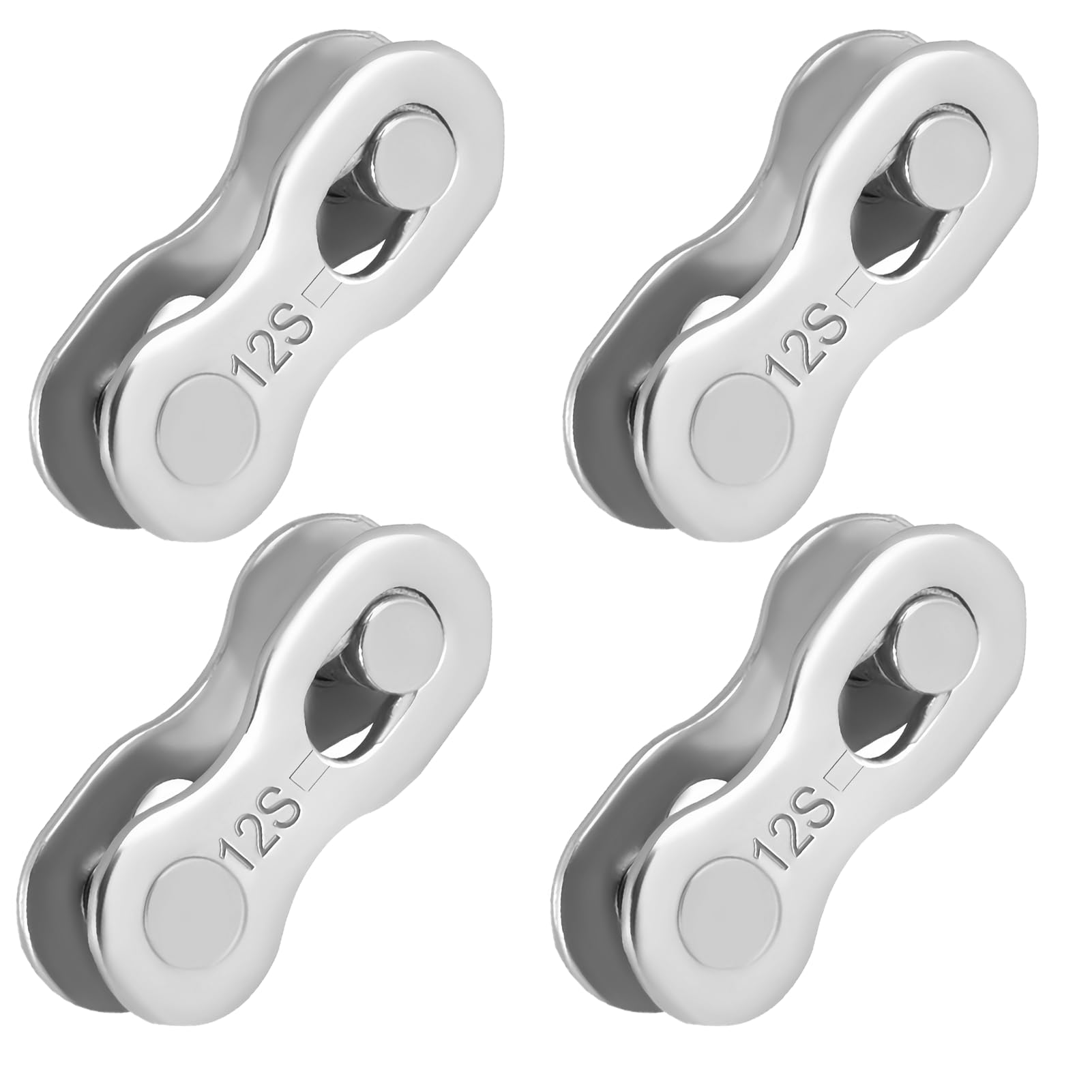 4paar Shimano Kette 12 Fach,Kettenschloss 12 Fach Shimano,SramKettenschloss 12-Fach,Kettenschloss Fahrradkette,ShimanoKettenschloss 12Fach,Fehlende Verbindungsglieder Teile Kettenschloss