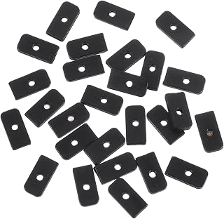 uxcell Silicone End Caps, 60Pcs 6mm - Silicone Plug Fit for Corset Polyester Boning for Sewing, for Wedding Dress, Bridal Gown (Black)