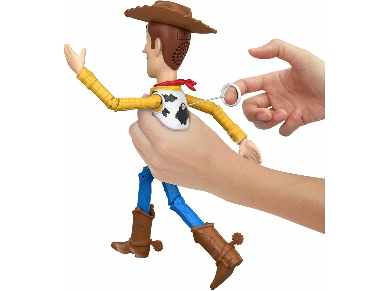 Mattel Disney und Pixar Toy Story 5 Woody Läufer | 30 cm große Actionfigur mit über 50 Sätzen und Geräuschen aus dem Film, authentisches Modell