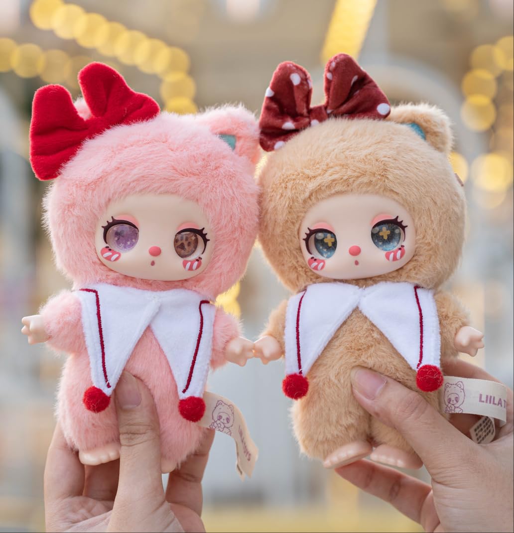 ぬいぐるみ Liila's Lucky Cat Mystery Fun Liila's Lucky Cat Series Plush Blind Box, Adorable