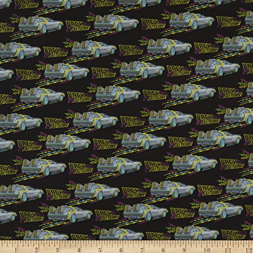 Back to The Future No Roads Grey Fabric by the Yard – Premium Cotton for Quilting, Crafts, and Home Decor