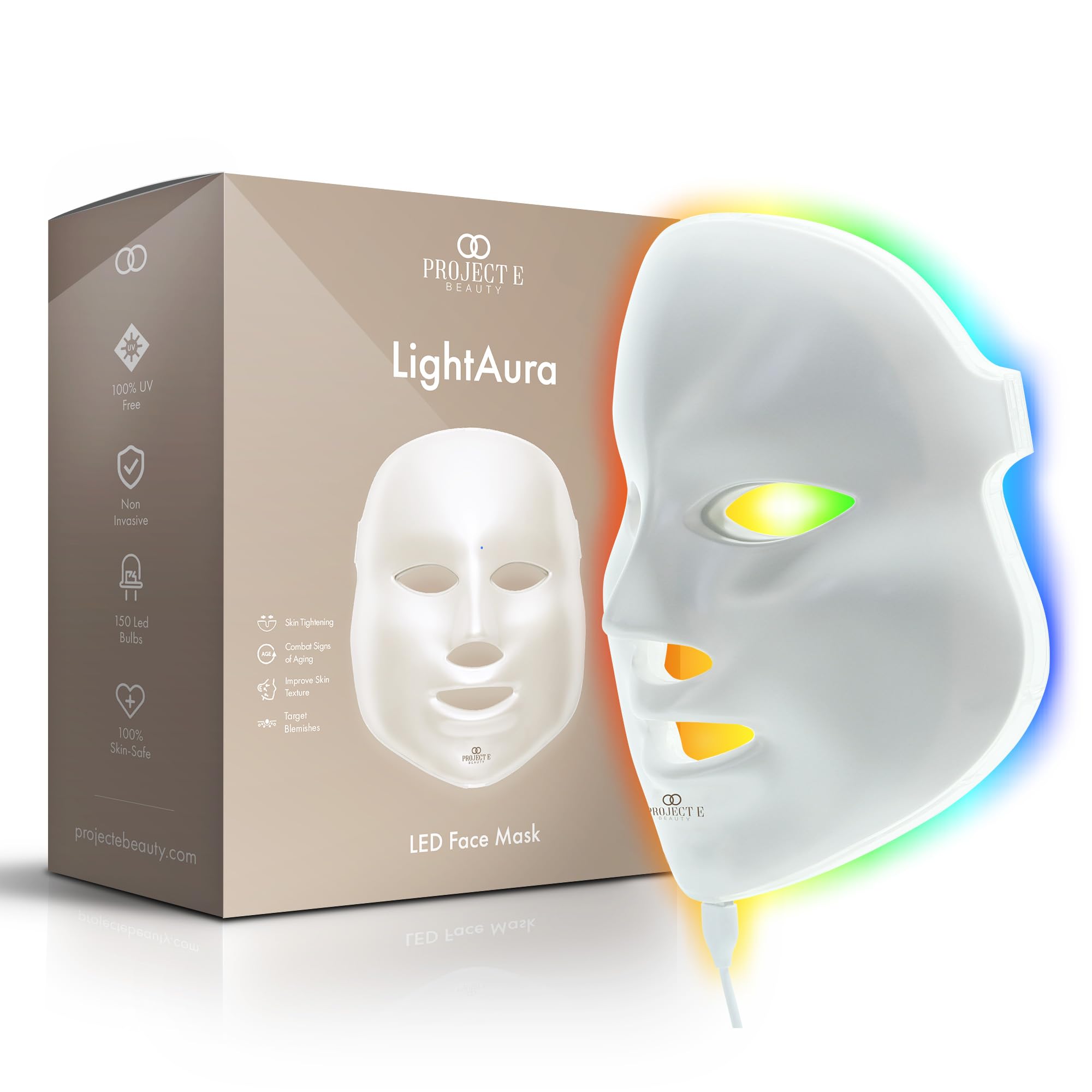 Project E Beauty Skin Rejuvenation Photon Mask | 7 Color LED 