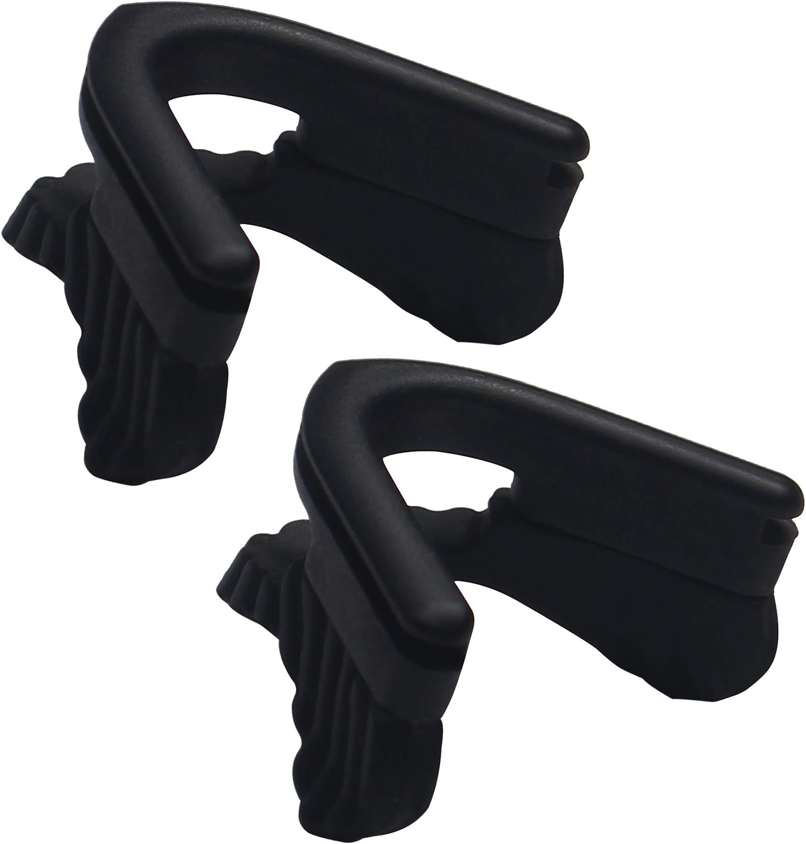 2 Pairs Replacement Silicone Rubber Nose Pads Nose Pieces for Oakley M Frame/Sweep/Heater/Strike/Hybrid Sunglasses