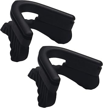 2 Pairs Replacement Silicone Rubber Nose Pads Nose Pieces for Oakley M Frame/Sweep/Heater/Strike/Hybrid Sunglasses
