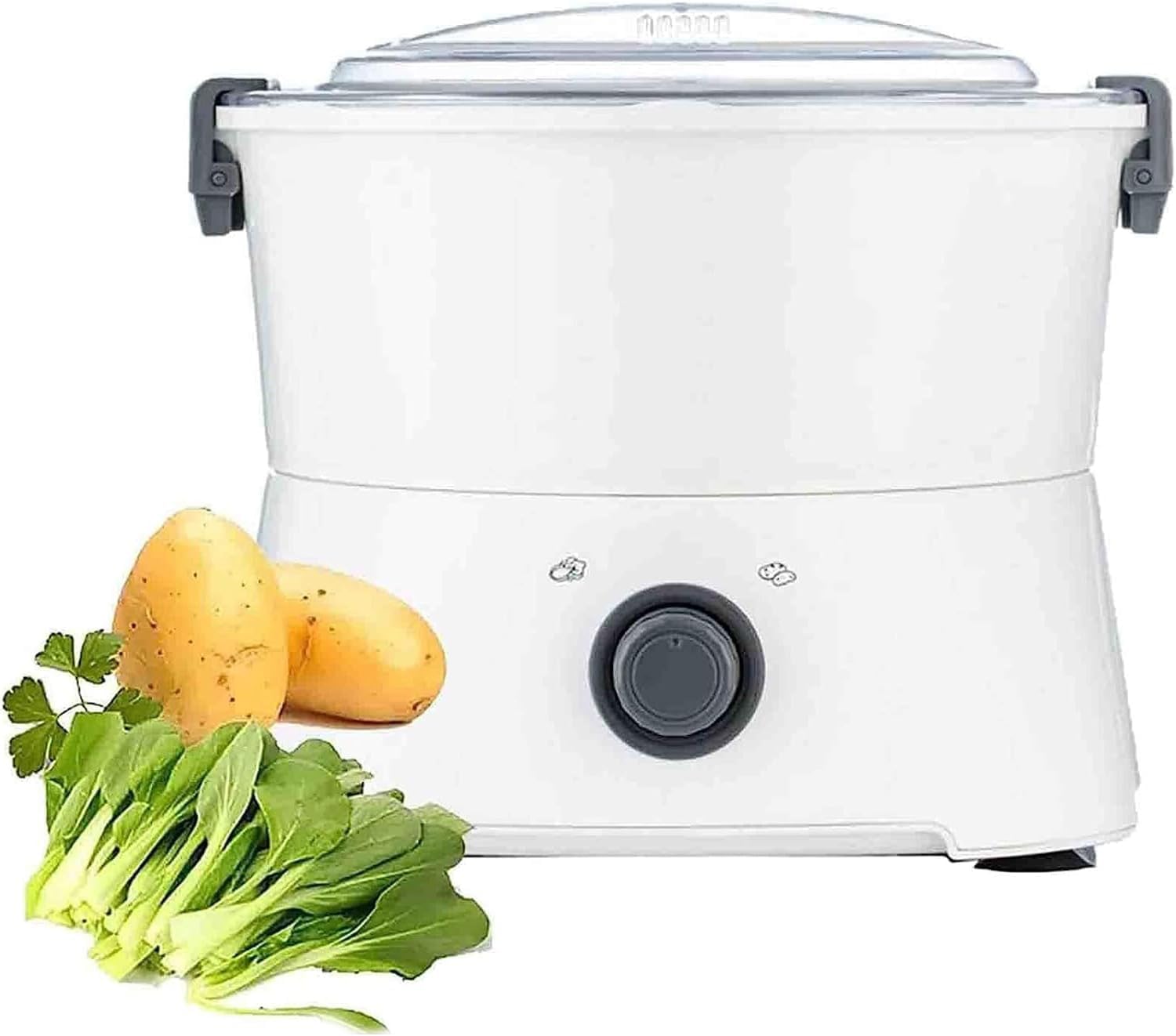 Pelador giratorio automático y eléctrico para patatas y verduras de cocina
