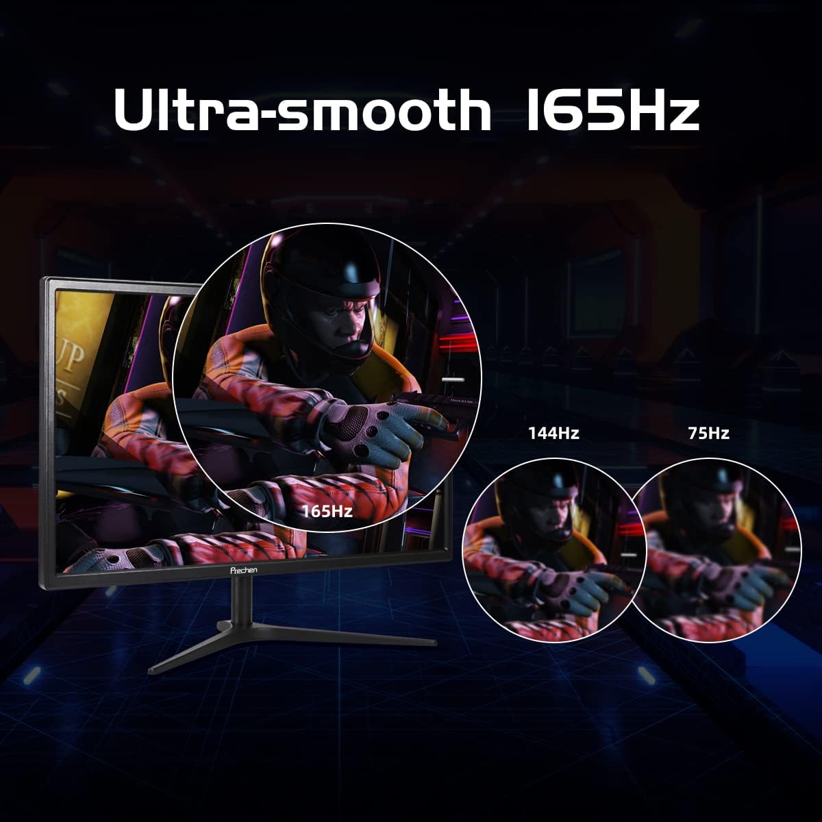 Ultra-smooth 165Hz Refresh Rate
