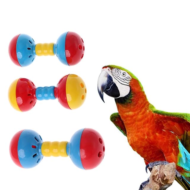 Foto 2 de 8 de Sonajero de loro, cascabeles de juguete para perros, cachorros, gatos, loros, no tóxicos