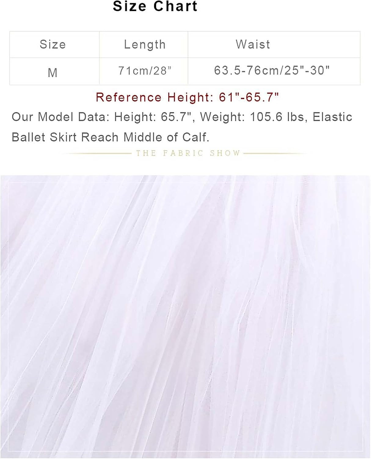 Daydance White Women Long Ballet Tutu Sheer Tulle Dance Skirts