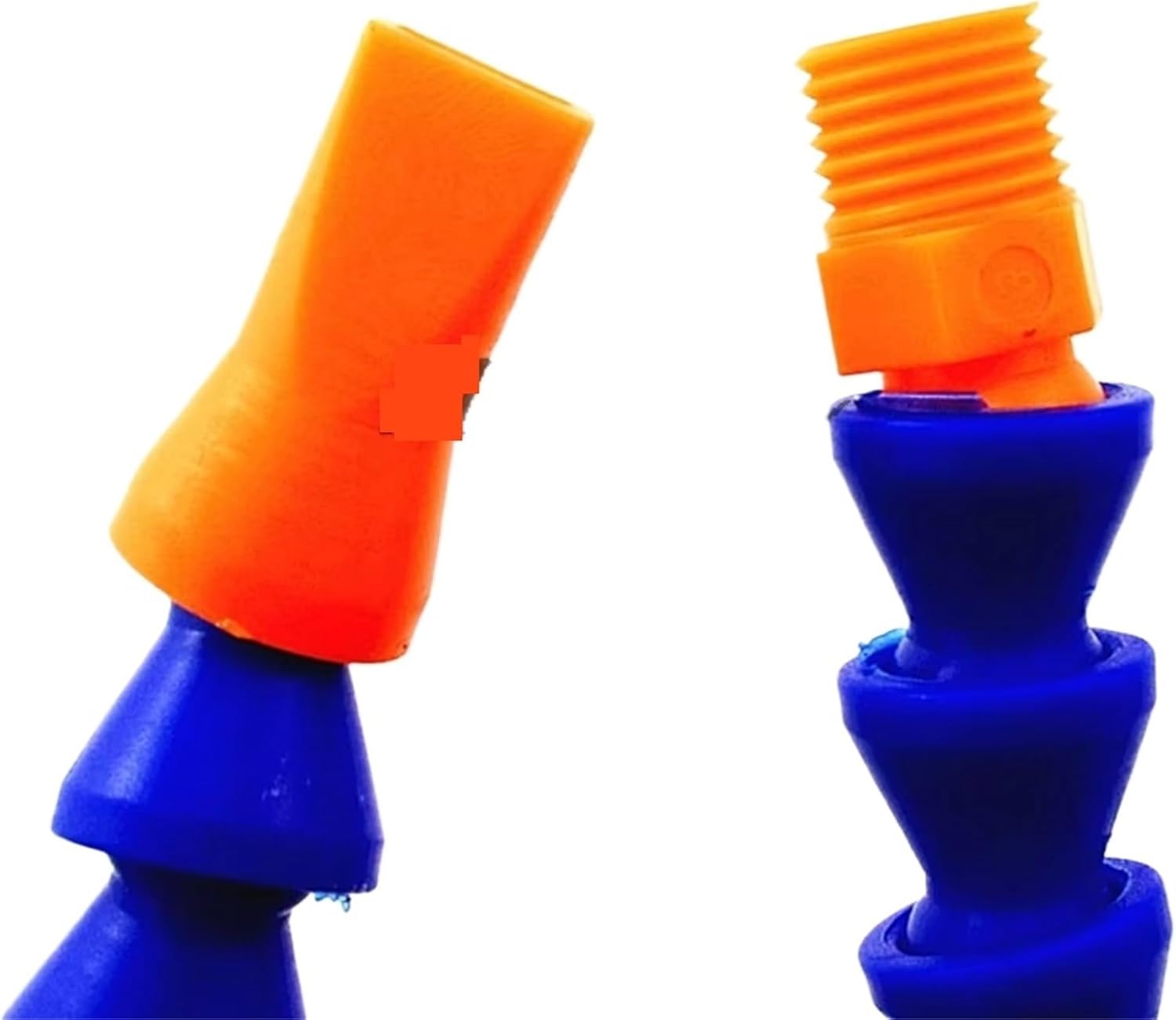 1pcs Round mouth& Flat mouth 1/4'' 3/8" 1/2" Thread 30 40 50 60cm Plastic machine tool Cooling pipe oil tube water pipe(04 x50mm Flat)