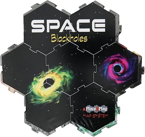 Blackholes - Juego de azulejos de juego de mesa espacial - Juego de 70 azulejos - 2.25 pulgadas de ancho