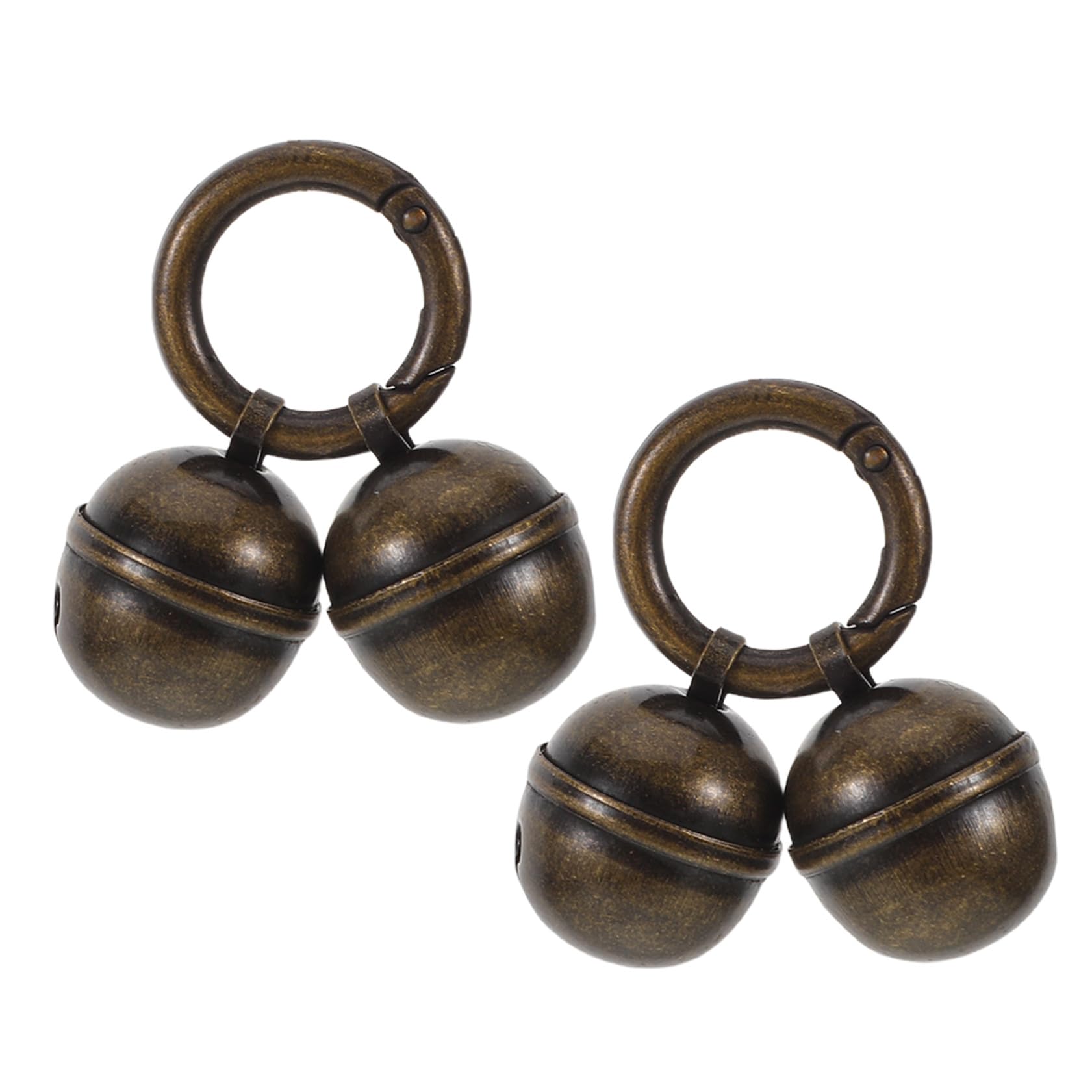 Cascabeles para collar de mascota que evitan pérdidas acústicas con mosquetón anticaída