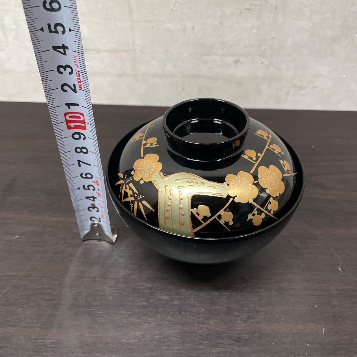 輪島塗蓋付き汁椀6客セット