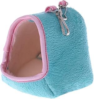 Cozy Hamster Hammock Small Pet Cage Heavy-Duty Warm Hanging House Bed Swinging Nest for Chinchilla Parrot Guinea Pig Rat