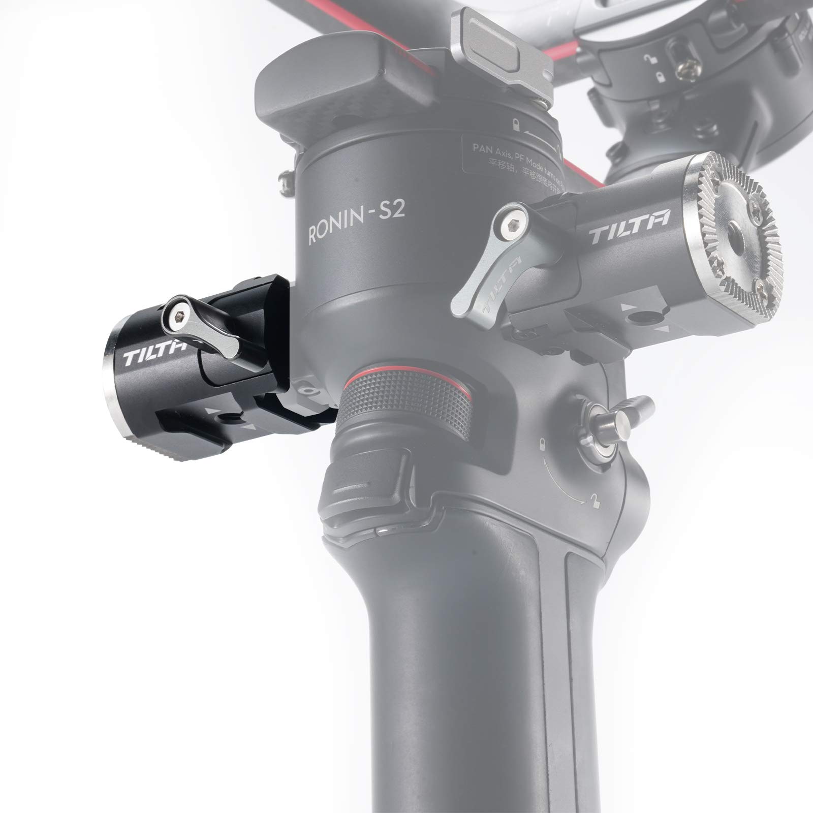 Tilta Adaptador Lateral Izquierdo de Raíl NATO a Roseta Compatible con dji RS4/RS4 Pro/RS3 Pro/RS2/RSC2 Gimbal TGA-NRA-L