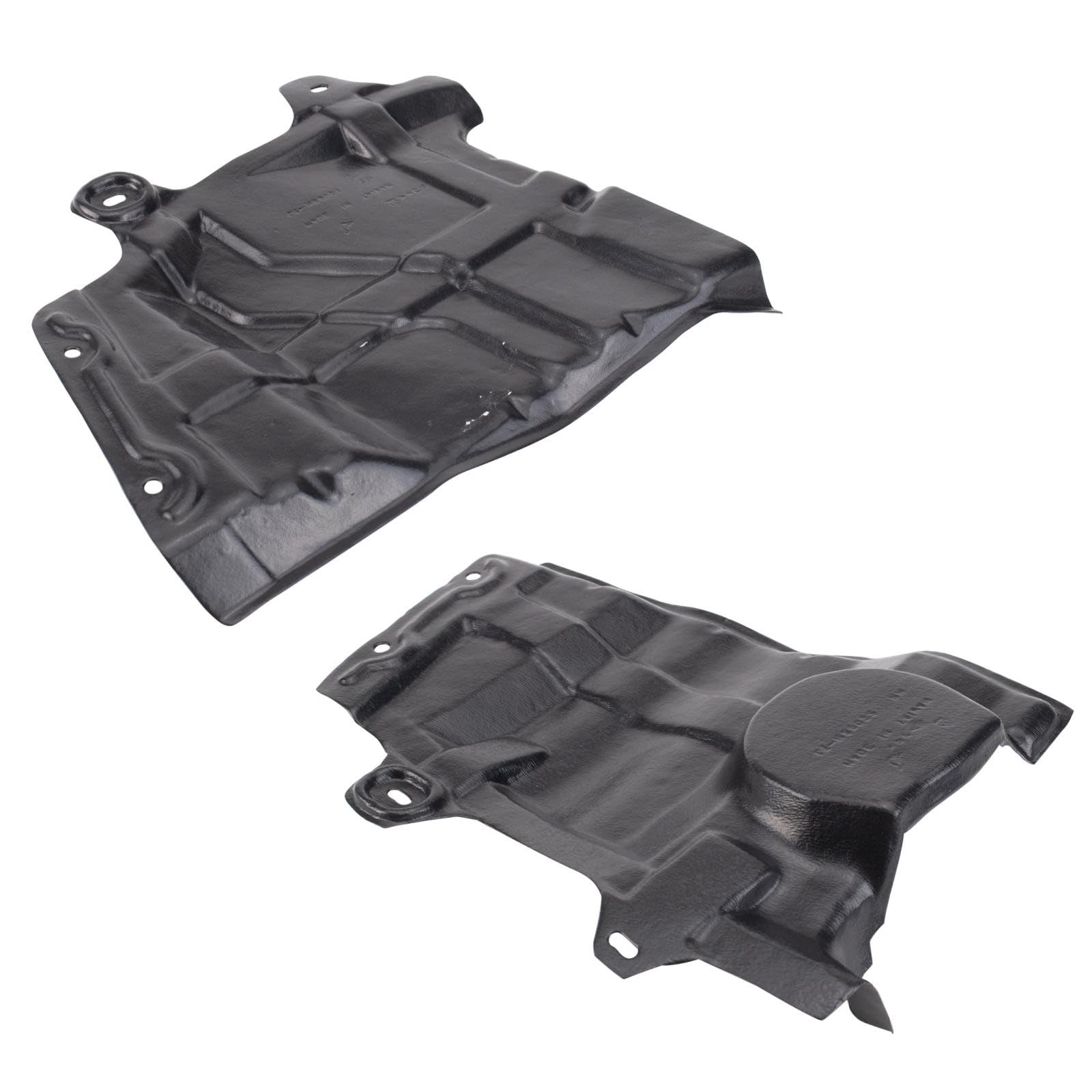 TRQ Driver &amp; Passenger Side Engine Splash Shield Compatible with 2002-2006 Nissan Altima 2004-2008 Maxima NI1228117 NI1228118