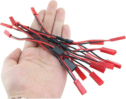 Miniatura 5 de Maxmoral 6 unids JST Divisor de enchufe JST macho hembra Y Cable JST Y adaptador paralelo arnés JST a JR adaptador para ventilador de enfriamiento