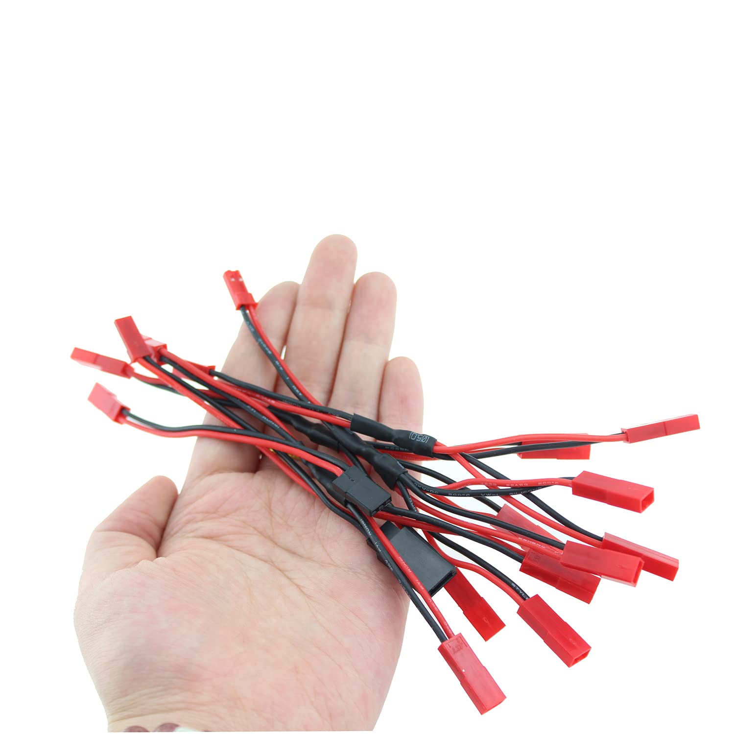 Kit 6 Adaptateurs Et Splitters JST Vers JR Pour Voitures RC – Compatible Traxxas, Ventilateurs, ESC