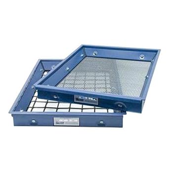 Gilson TSA-100 3/8" ASTM Testing Screen Tray, 3/8" Size, 14.75" Wide, 22.75" Length, Stainless Steel