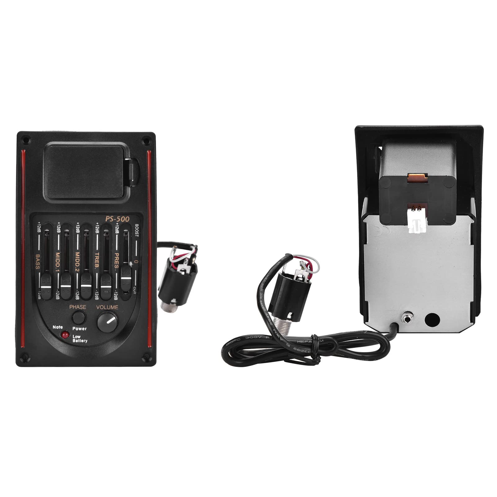 Preamplificador de Guitarra Acústica, Sintonizador Digital Pastilla, Ecualizador