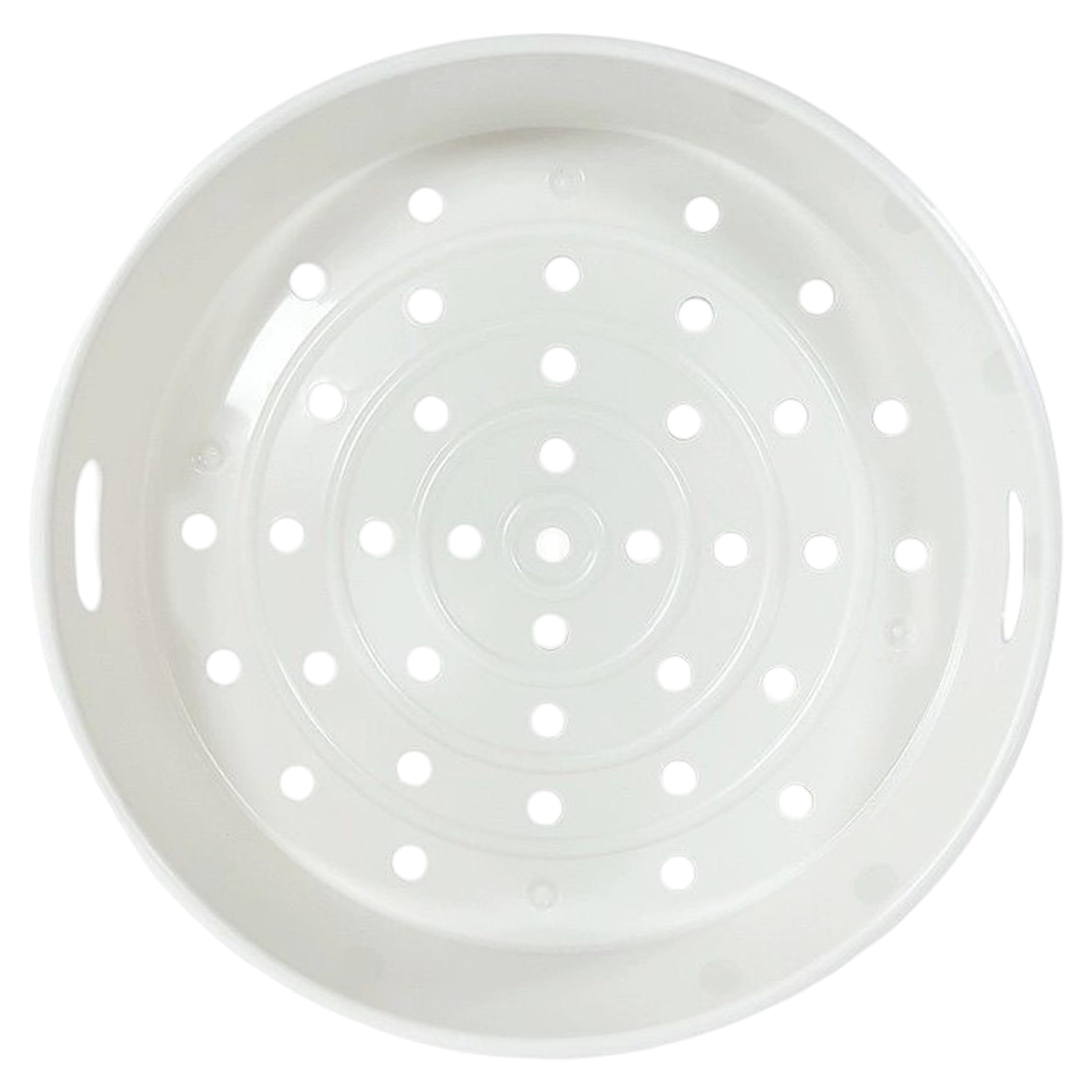 Gemuseeee Steam Basket for 3L Rice Cooker, Food-Grade Plastic Steaming Rack with Draining Holes and Handle, Size S