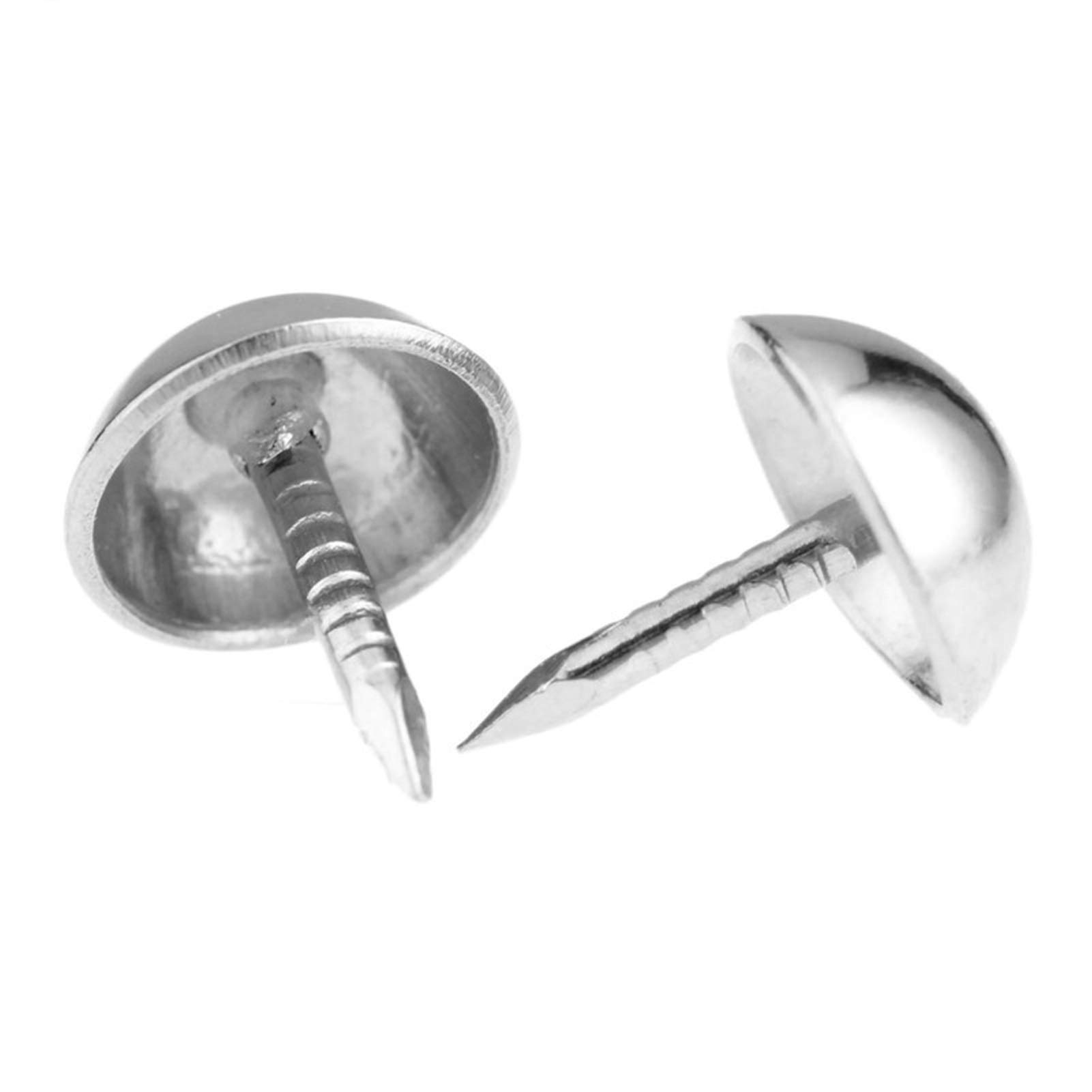 Gwoździe tapicerskie, 7x10mm 100 szt. Srebrne wnętrze Pudełko na biżuterię do paznokci Sofa Dekoracja mebli Gwoździe Pushpin Hardware Zwykłe i praktyczne elementy złączne