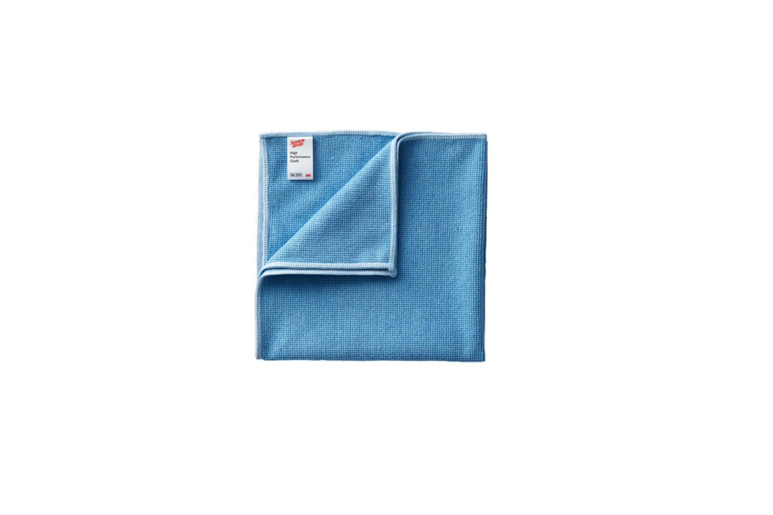 Scotch-Brite Lingettes Microfibre Haute Performance 2010, Bleu, 360 mm x 360 mm