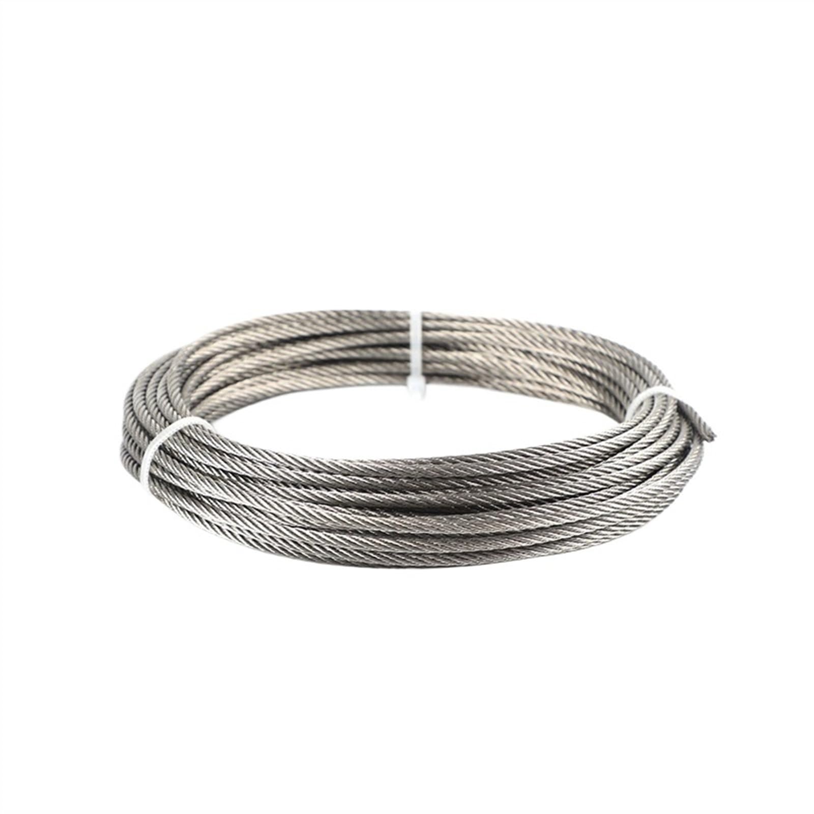 Cable Acero Plastificado,Cable Acero Cable de acero inoxidable 20/30/50 m, 7 x, diámetro 3,0 mm, for elevación, barandilla(50M)
