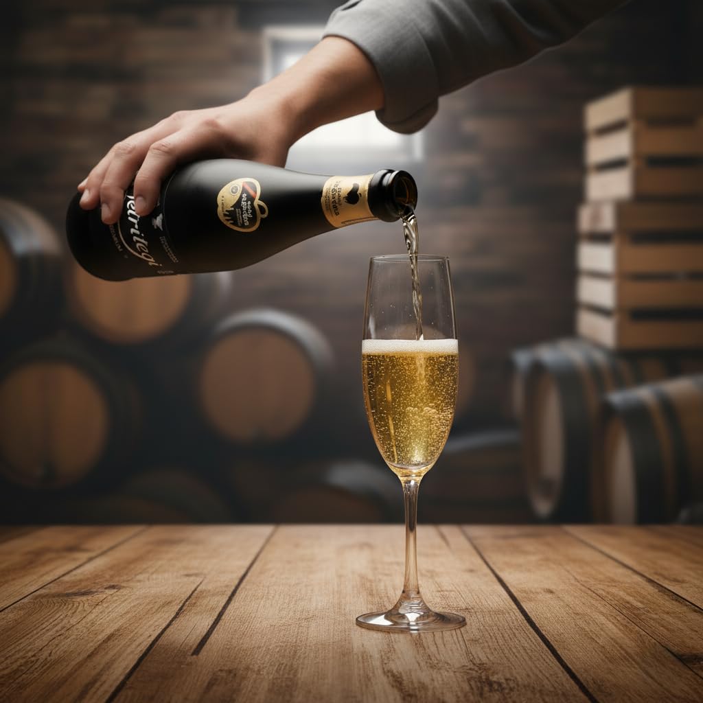 Sidra Natural Petritegi D.O. Premium Edición Limitada Euskal Sagardoa 100% Manzana Autóctona Vasca 6% vol Pack 6