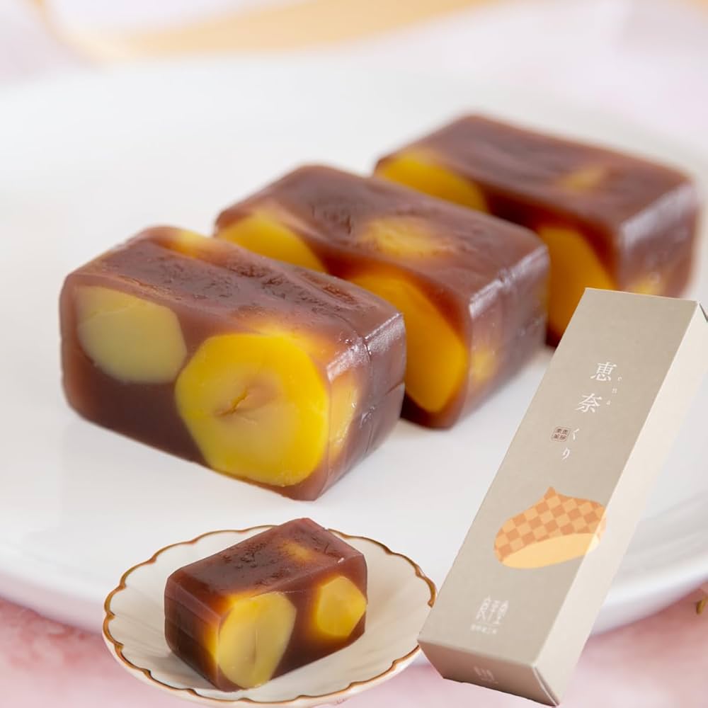 Amazon.co.jp: 栗羊羹（1本） お歳暮 お年賀ギフト栗たっぷり 羊羹