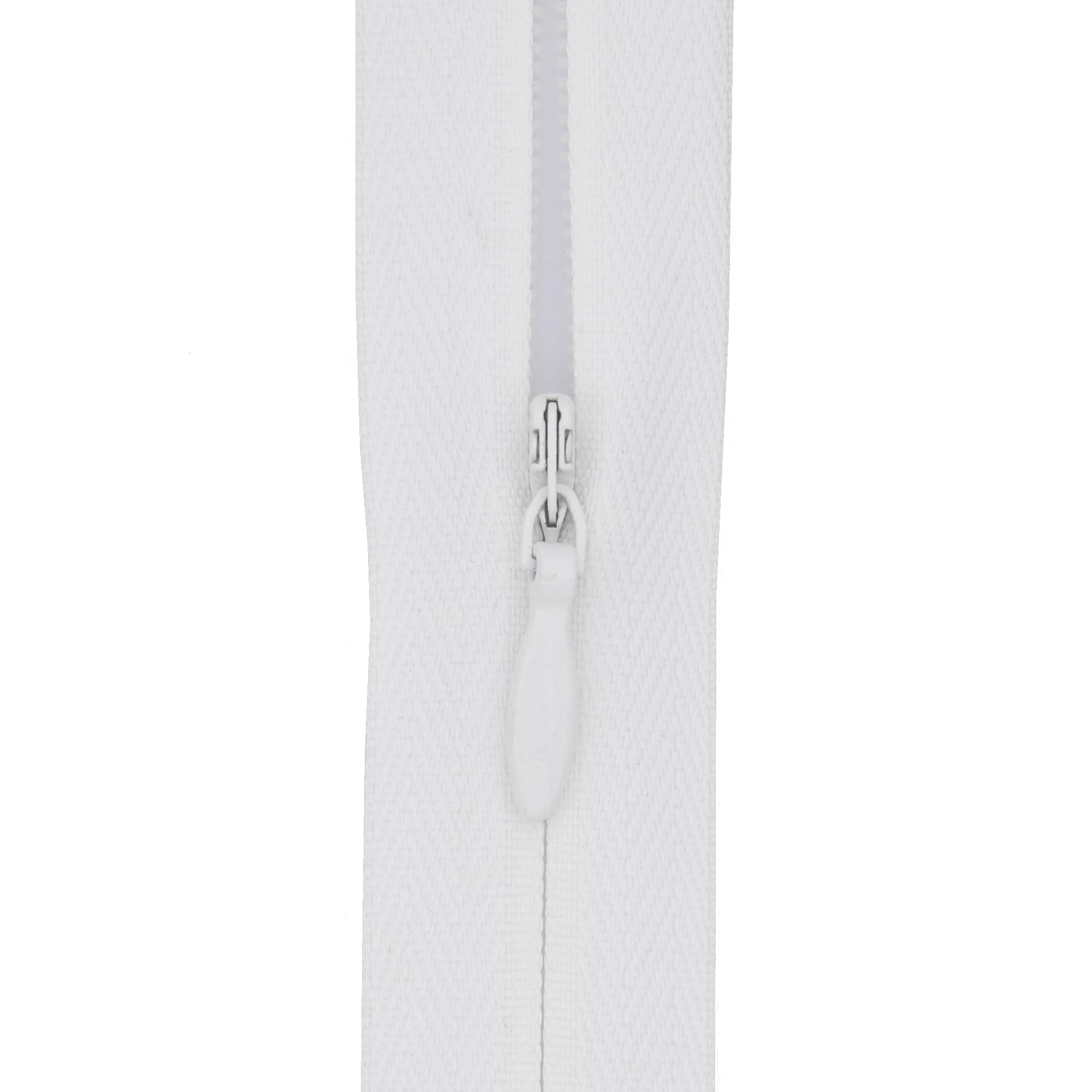 Y-Connection Off White #3 Woven Tape Invisible Zip (Close End), 12 Inch (30.5Cm) For Skirts, Dress Side-Seams & Small Lumbar Cushions - Professional Nylon Coil Zips For Sewing & Dressmaking - 1 Zip (Off White)