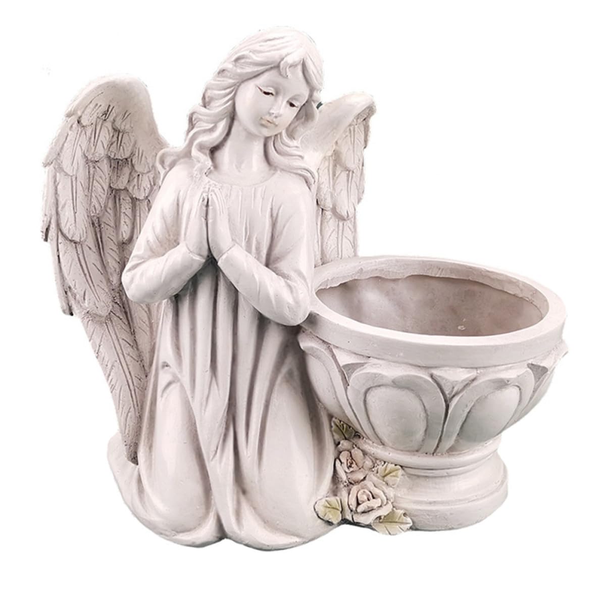 Pot de fleurs ange adorable Zerodeko pour sublimer l'atmosphère de votre cour