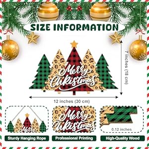 Christmas tree decorations merry christmas sign christmas wall door decor christmas gifts for women men christmas party decorations indoor outdoor christmas decor 12 x 7 inches a01  urban country home decor